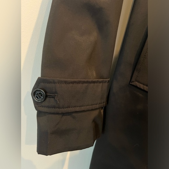 Calvin Klein new black hooded trench coat xxs - Picture 5 of 12